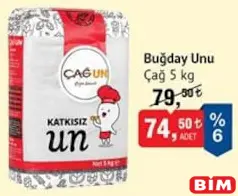 ÇAĞ BUĞDAY UNU 5 KG